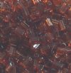 50g 5x4x2mm Transparent Dark Topaz Tile Beads